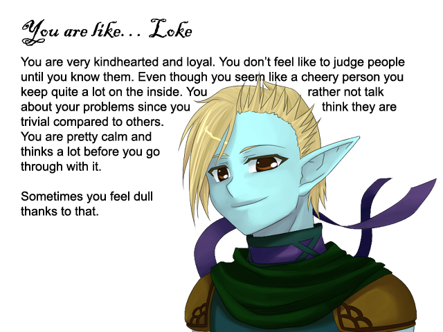 -Loke personality test-