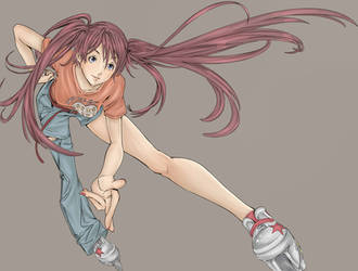 Ringo Air Gear- Coloring practice 1