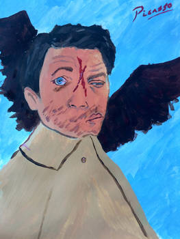 Castiel, Picasso style for Gishwhes 2016