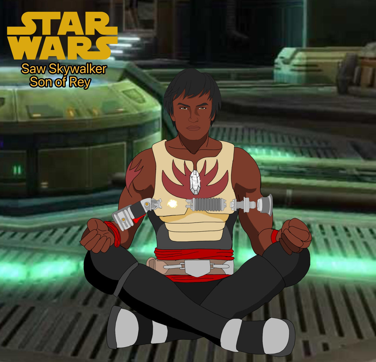 Grandmaster Jedi Rey Skywalker by CrossoverGeekDA on DeviantArt