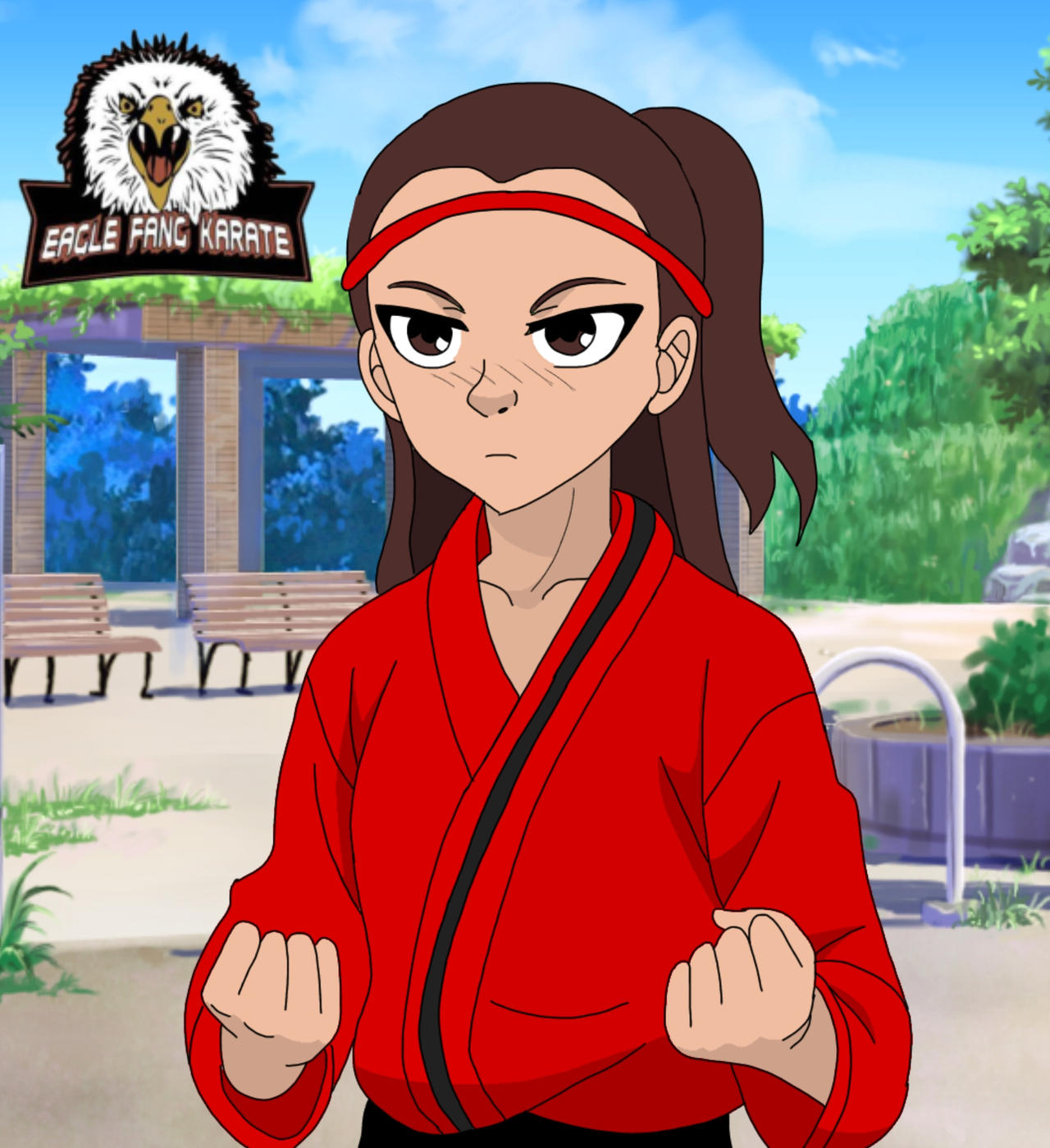 Cobra Kai anime style. Devon Lee by CrossoverGeek on DeviantArt