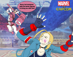 Marvel vs Capcom. Gwenpool vs Cammy