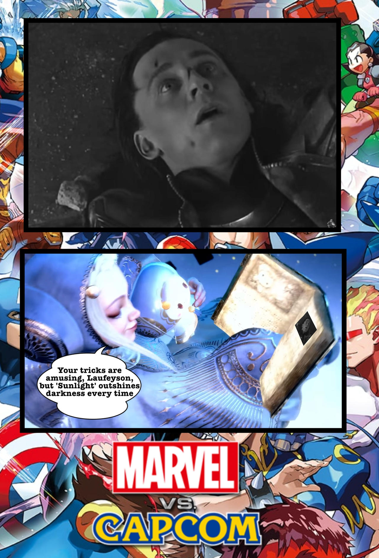 Marvel vs Capcom. Ingrid beats Loki
