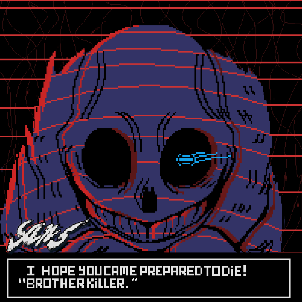 ArtStation - Sans pixel art custom