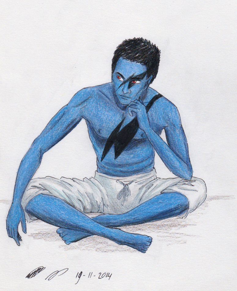 Indigo Sitting