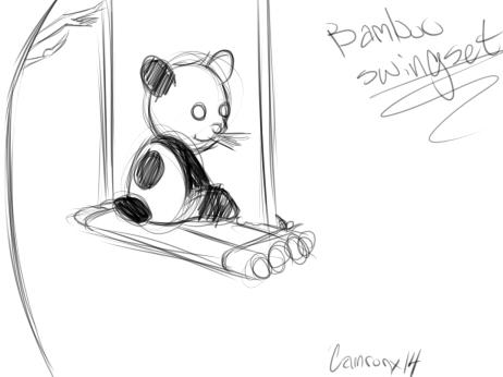 Bamboo Swing- sketch