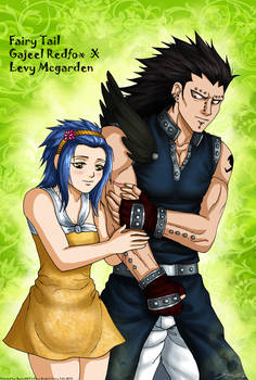Fairy Tail-Gajeel and Levy