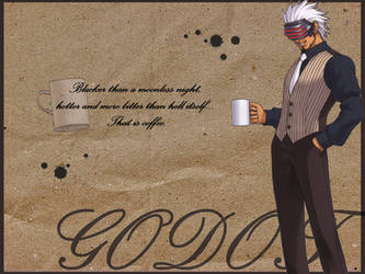 Godot Coffee Wallpaper