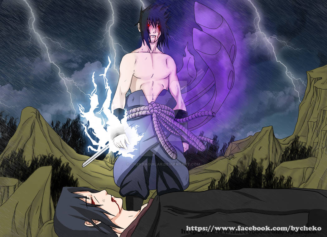 Sasuke vs Itachi (Fan-art) by ChekoAguilar on DeviantArt