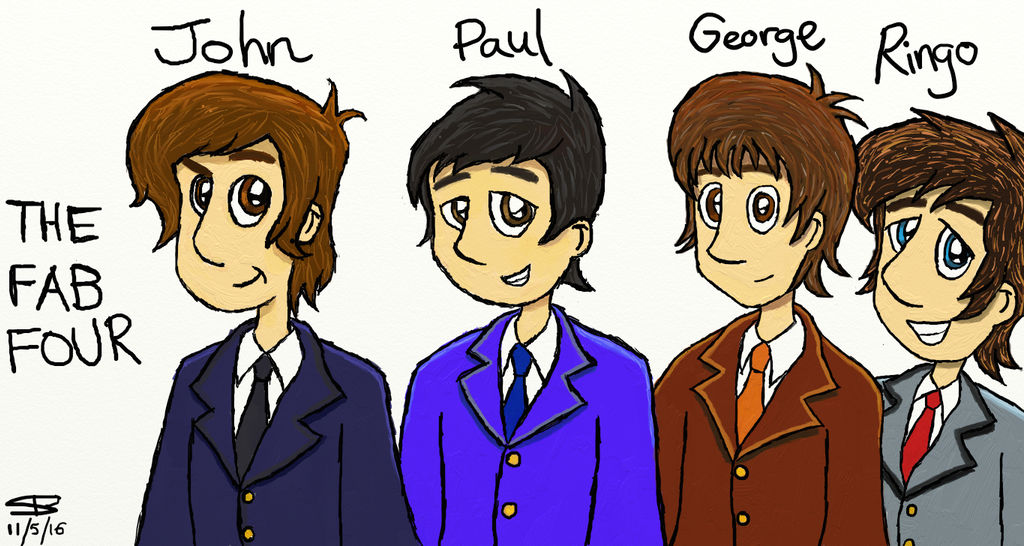 The Fab Four - circa. 1964 by AeroRanger100 on DeviantArt