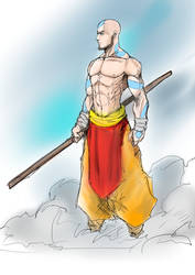 Adult Avatar Aang aka All Awesome Airbender