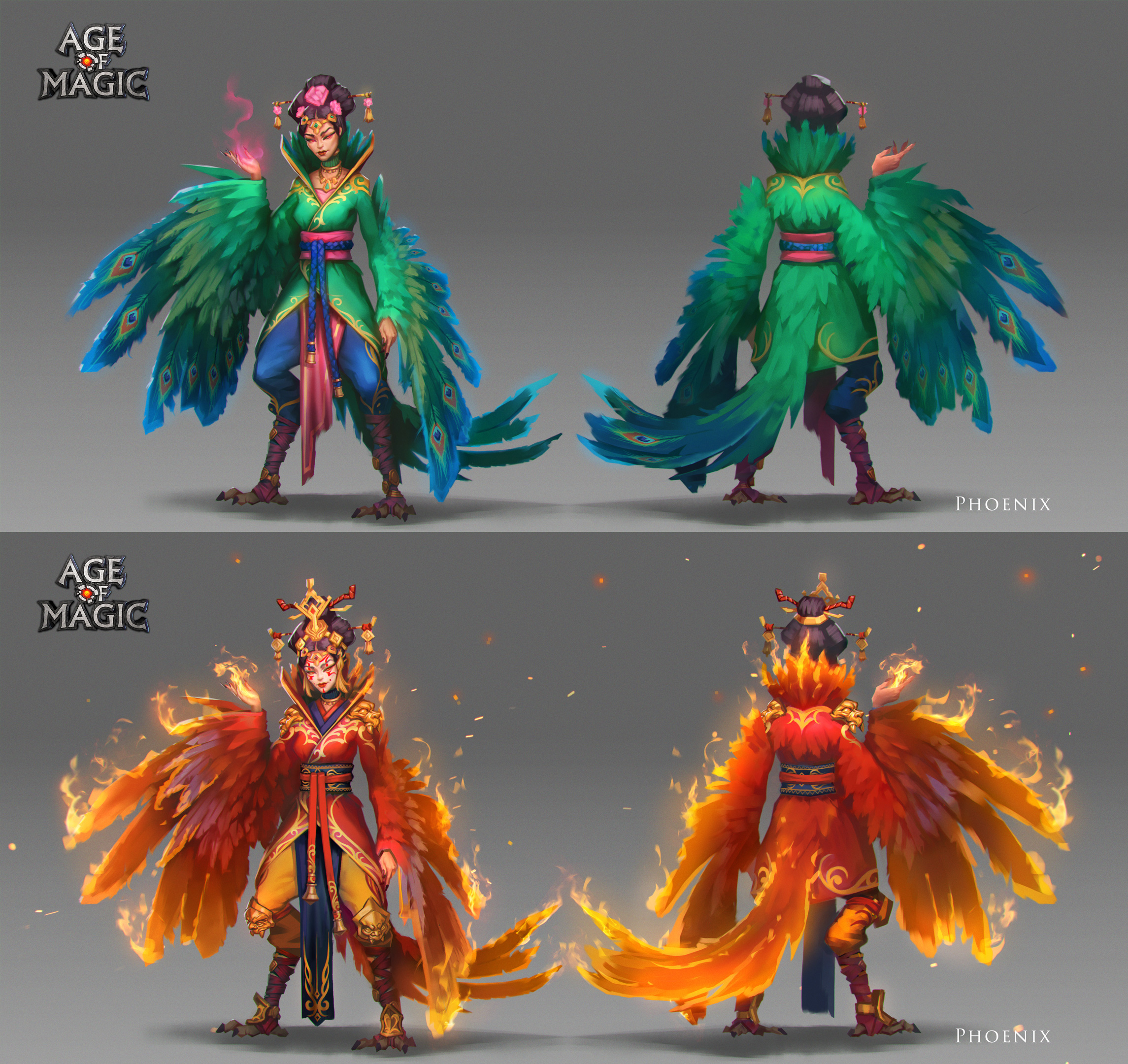 Space Dragon — FunPlus Phoenix Skins - Concept Art