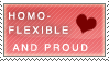 Homoflexible Pride stamp