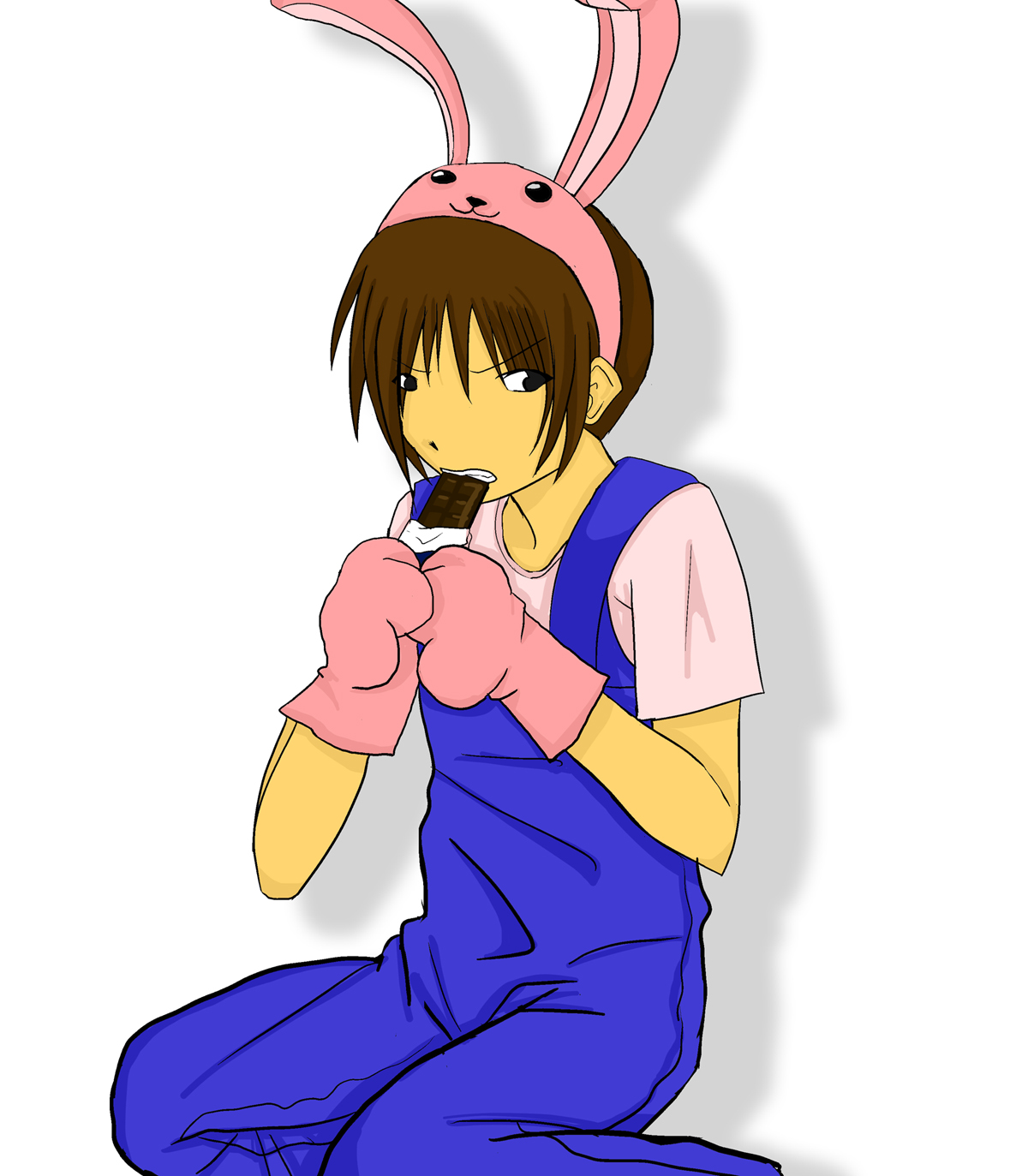 Hisaki in his bunny costume