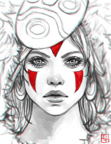 Princess Mononoke Sketch