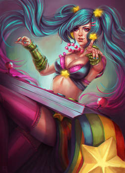 I'm gonna beat you down! Arcade Sona