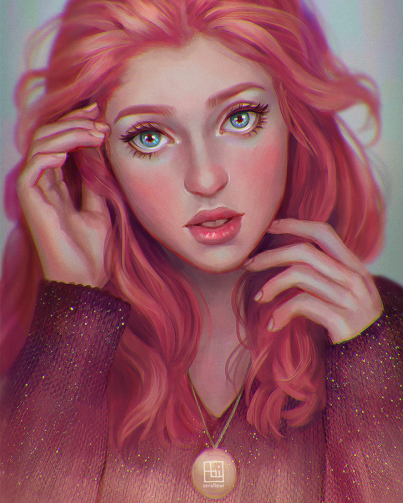 Red-haired Girl by serafleur on DeviantArt Red-haired Girl by serafleur on DeviantArt