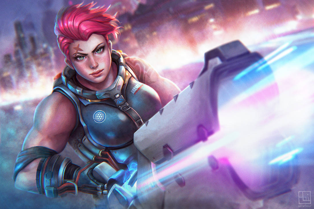 ZARYA - 21 Days of Overwatch by serafleur