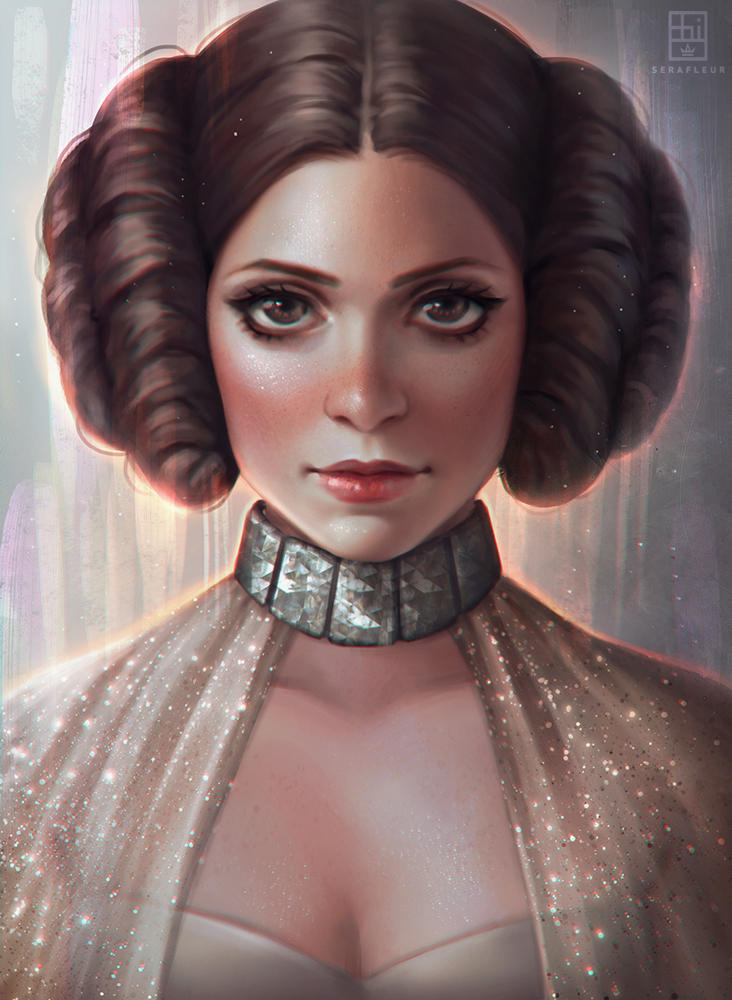 Princess Leia by serafleur on DeviantArt