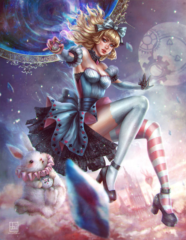 Sparkly Selections Alice in Wonderland by Local Utah Artist Rachel