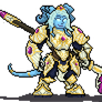 High Exarch Yrel Pixel Sprite - World of Warcraft