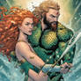 DreamUp Creation - Aquaman and Mera