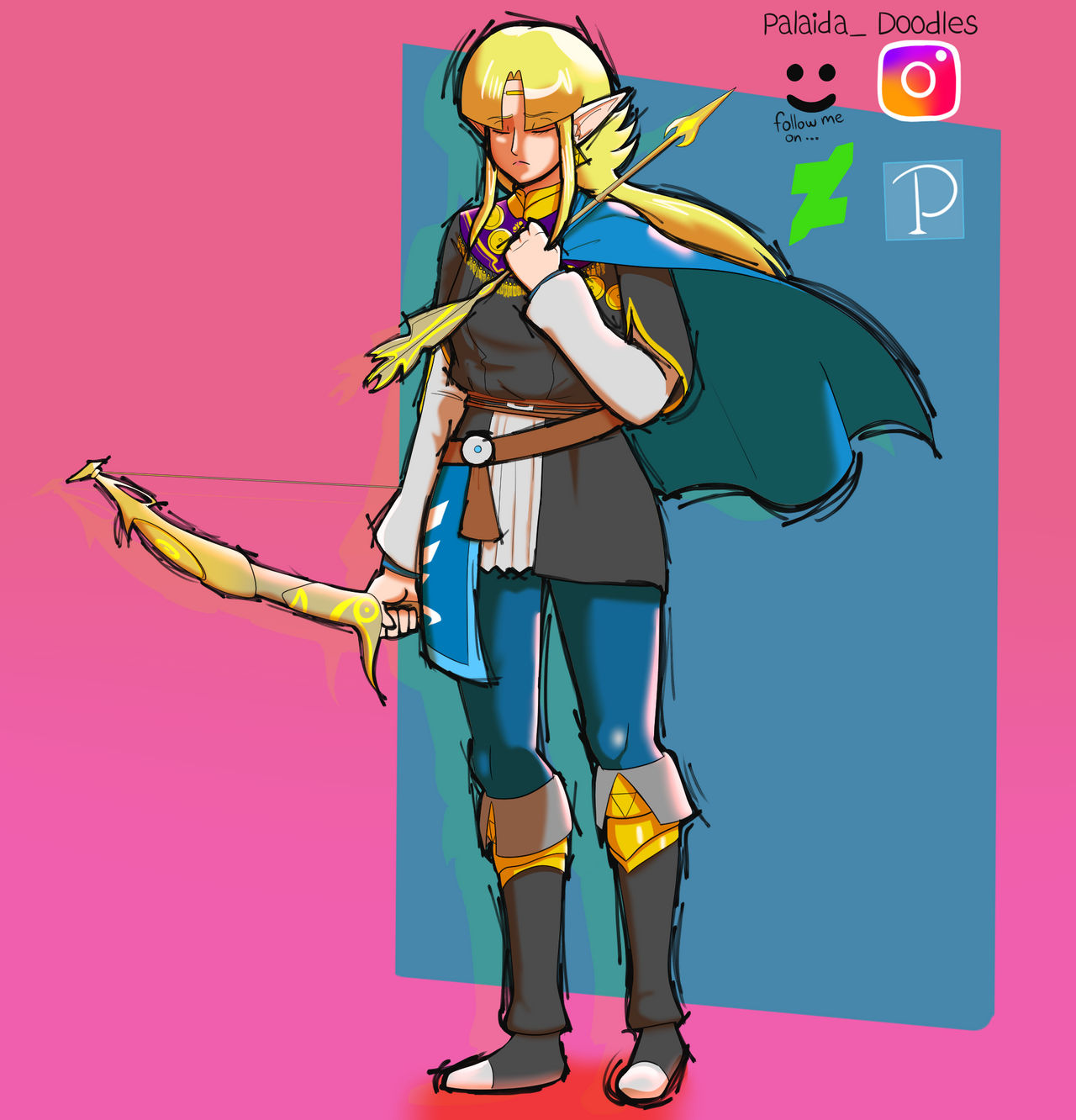 Zelda Blue Loftwing by PalaidaDoodles on DeviantArt