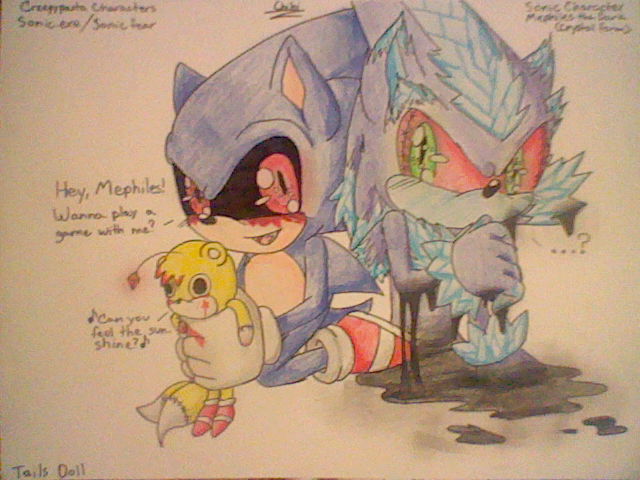 Sonic.Exe and Tails Doll  Tails doll, Sonic fan art, Sonic fan characters