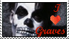 I Love Graves Stamp