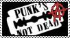 Punk's not dead Stamp