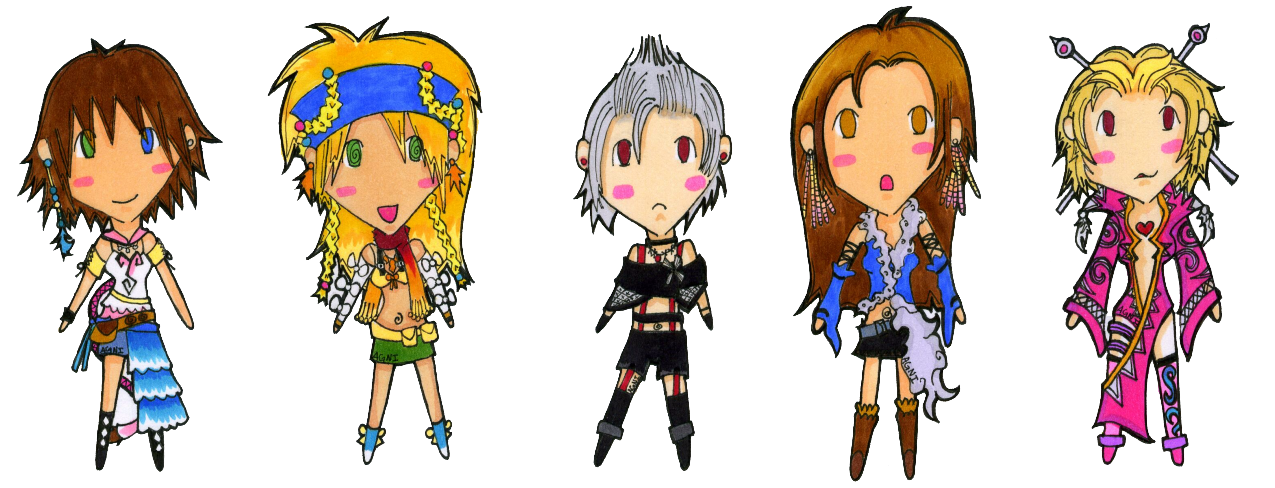 FFX2 Chibi Gals