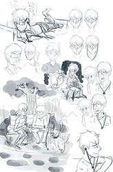 Sketch Dump - Tales of Point Town