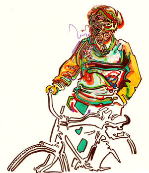 Psychedelic Cyclist