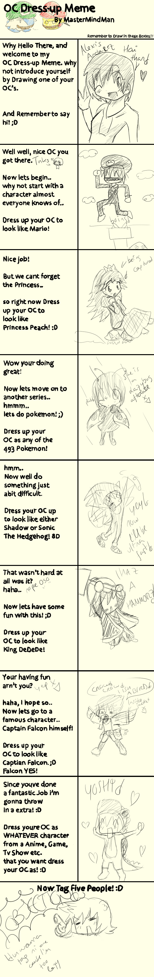 OC dress up meme