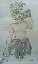 Roxas- Shirtless