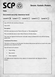 Scp 007 Form.pdf SCP Documents on SCP-CIM - DeviantArt