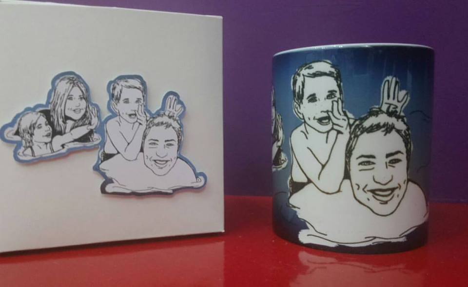 Familia em Caneca