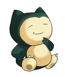 Pondering Snorlax