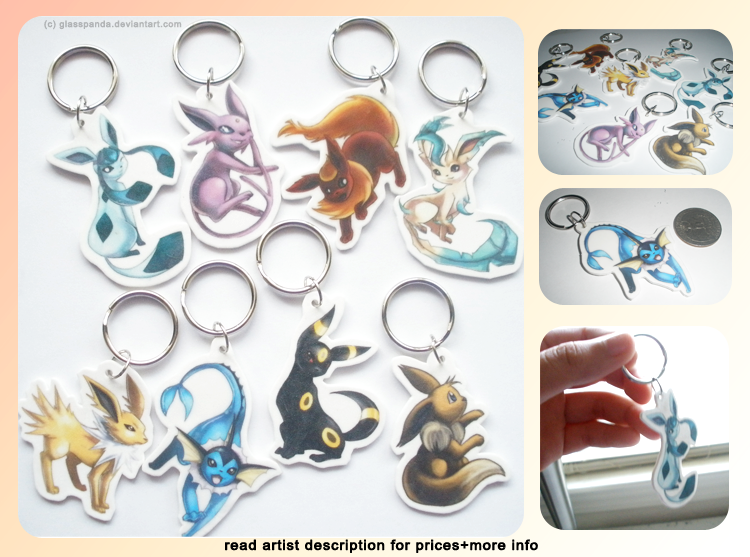 Eevee Keychains for Charity