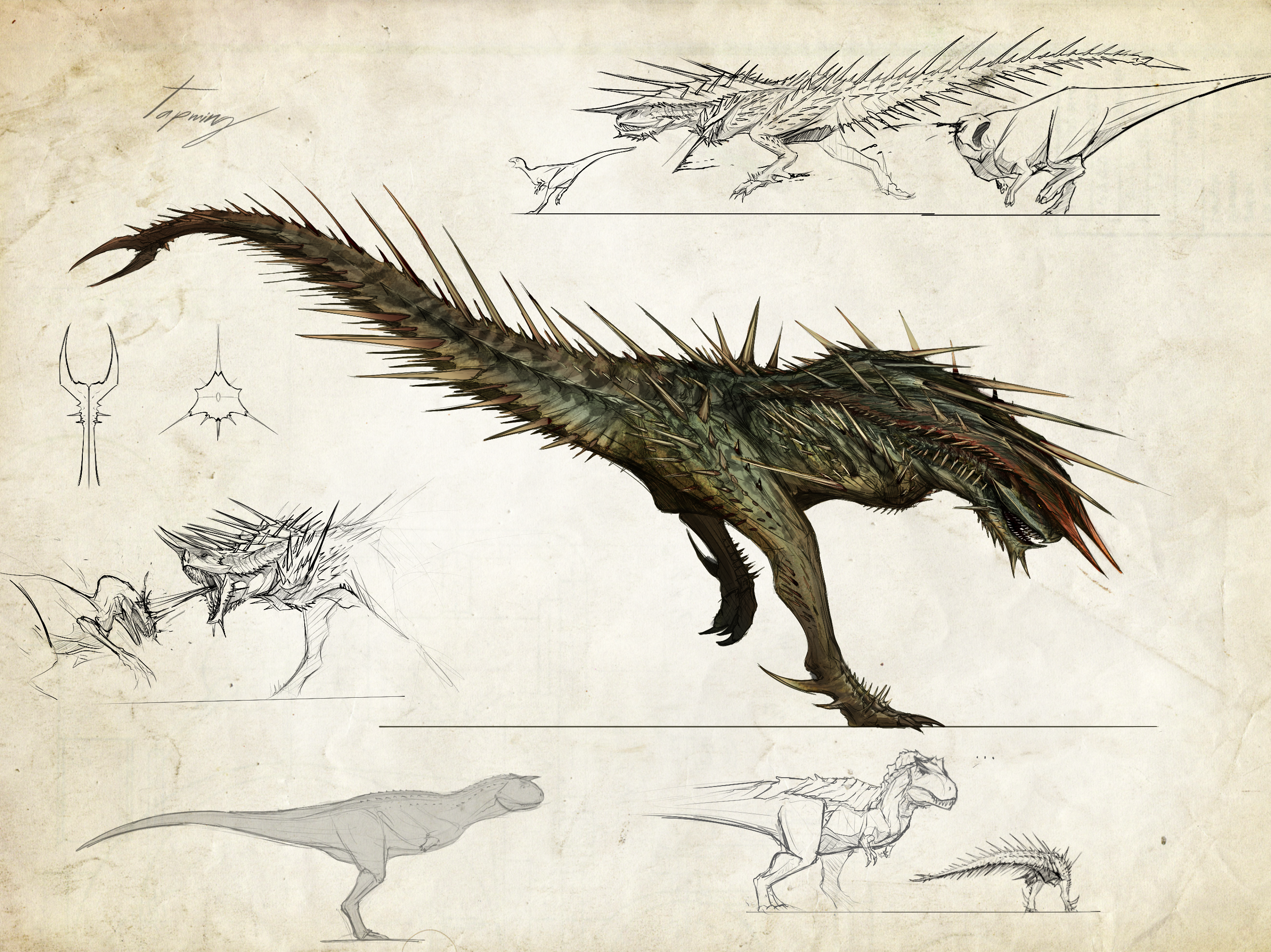 Tissoplastic carnotaurus by Tapwing