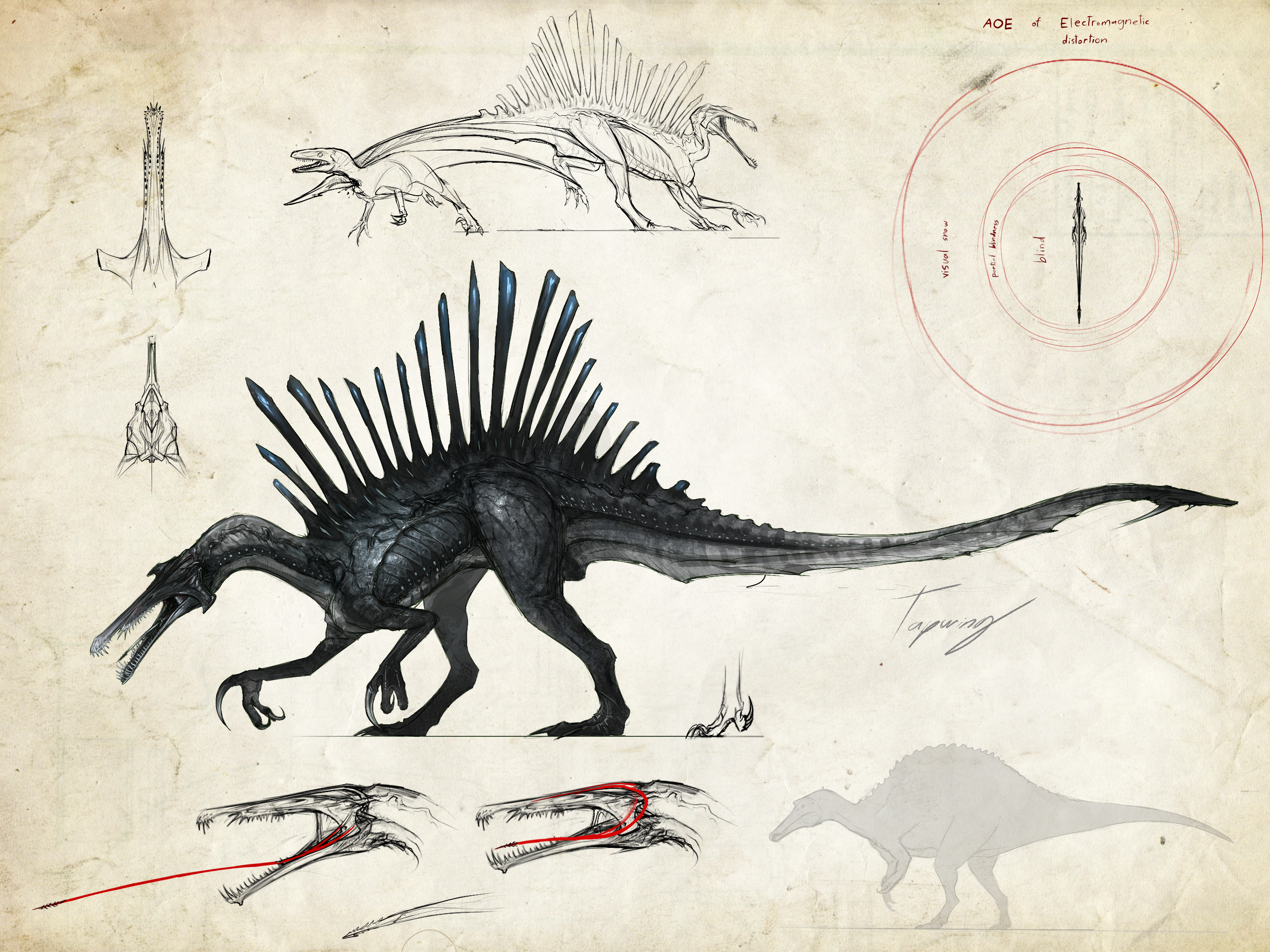 :Neurotenic spinosaurus: