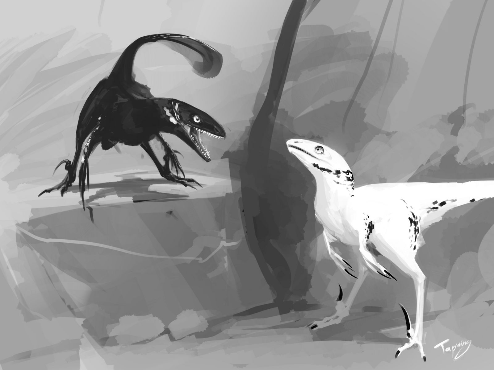 Floofy Utah Raptor floofy raptors by Tapwing on DeviantArt