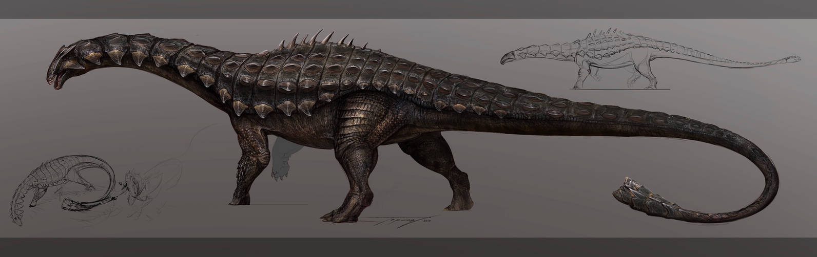 Reimagined Ankylodocus by Tapwing