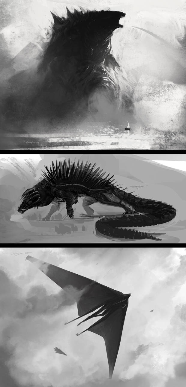 Monstermarch day 1-2-3 by Tapwing