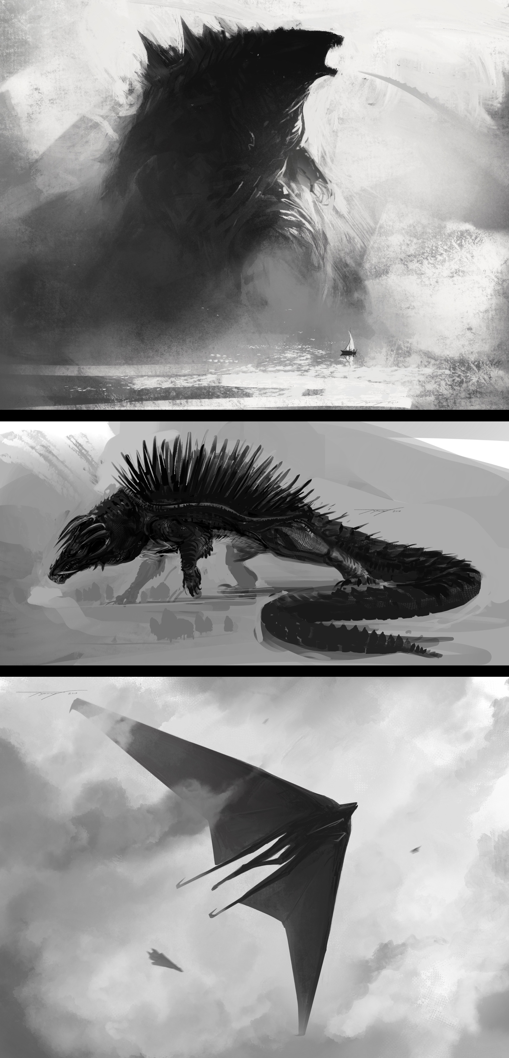 Monstermarch day 1-2-3 by Tapwing