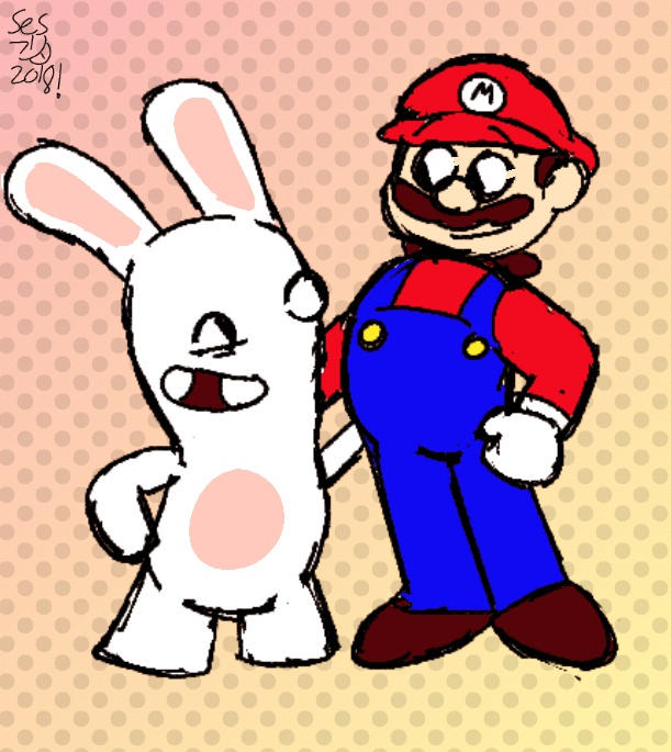 Mario Rabbids Human Mario Rabbids: Unlikely Team Up by Pineapplegrenader on DeviantArt