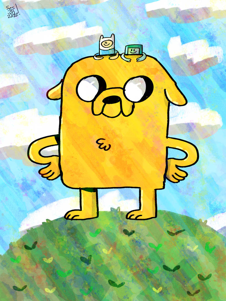 Jake the Dog: Stretching extraordinaire by Pineapplegrenader on DeviantArt