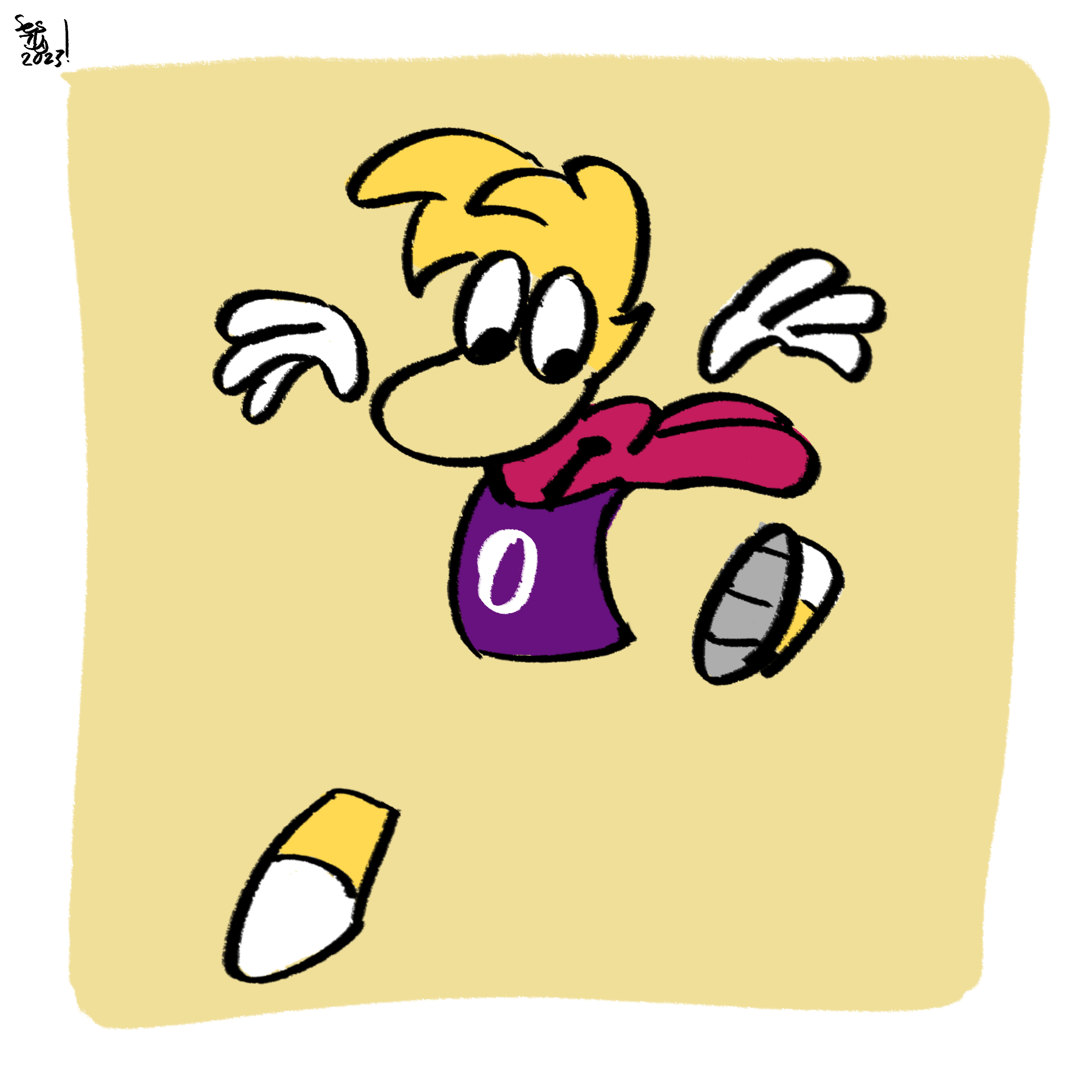Rayman boundin' by Pineapplegrenader on DeviantArt
