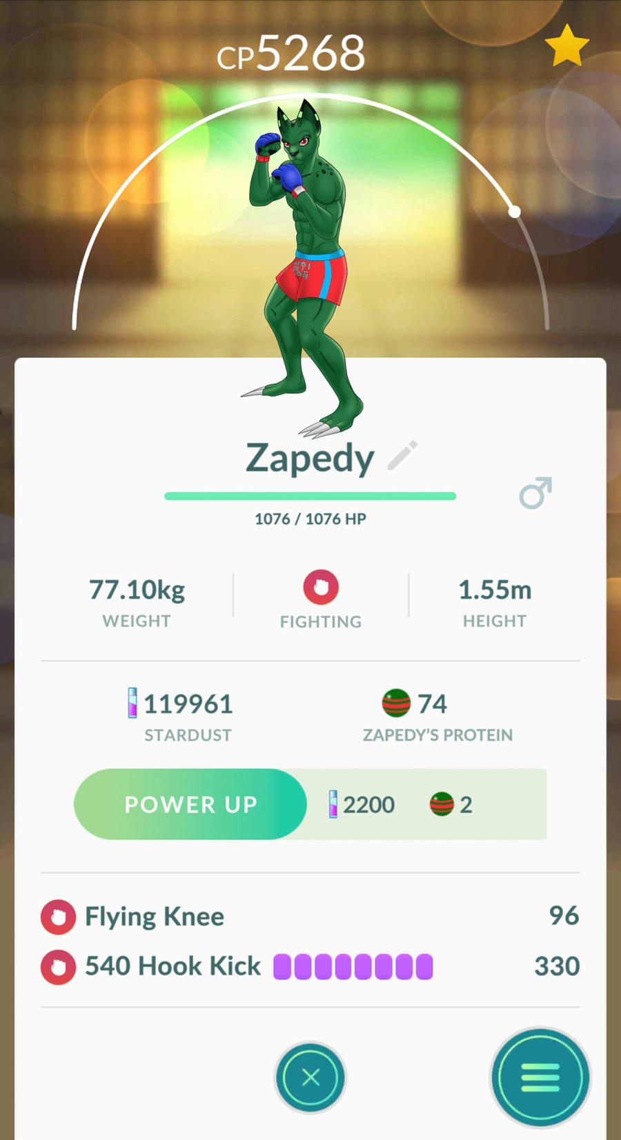 Zapedy in Pokemon Go? Try and catch him