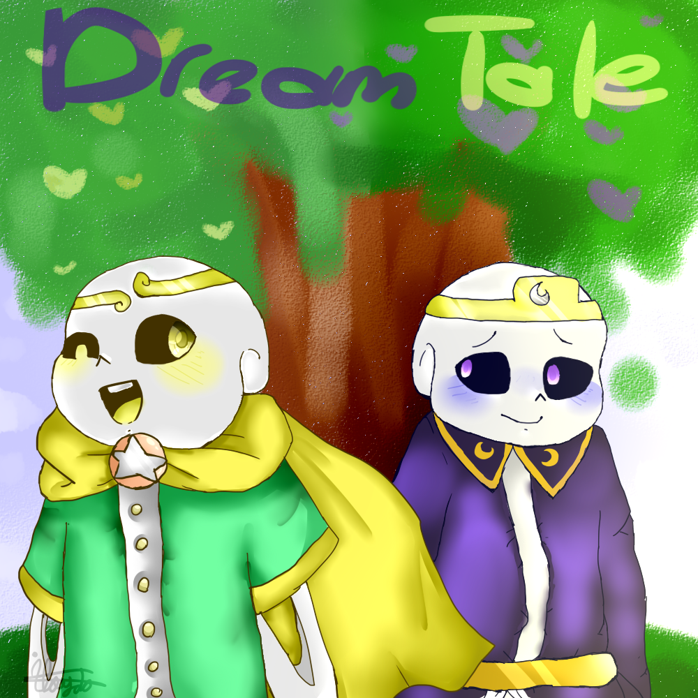 To be young again. The past is longed for. #Dreamtale #DreamSans  #Underverse #Undertale #UndertaleAU